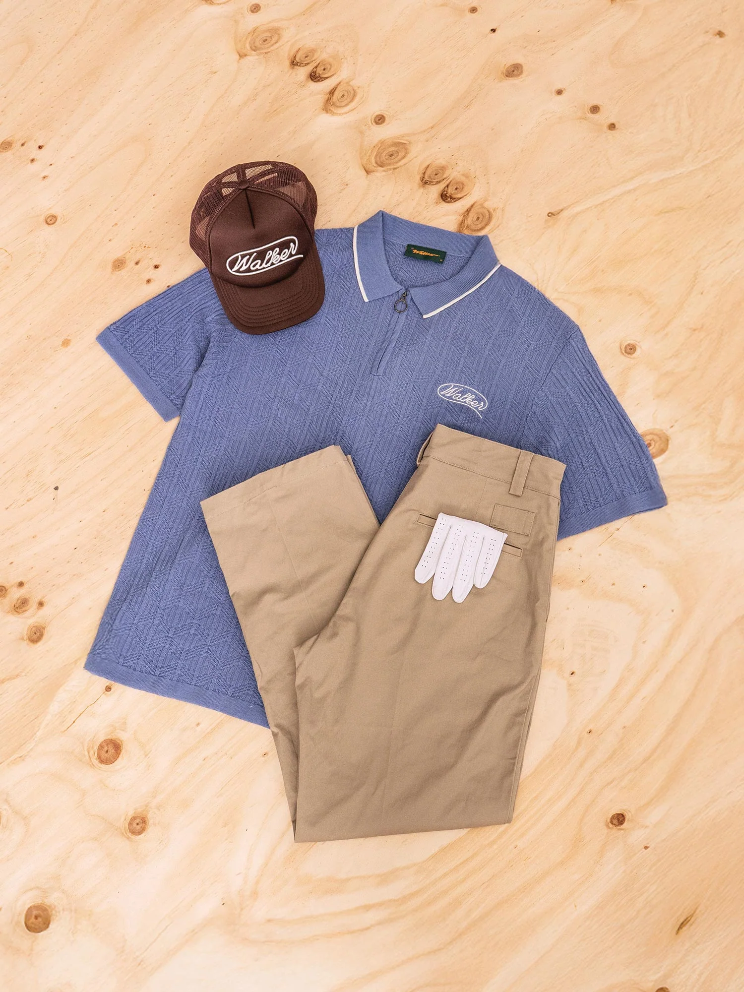 Lasso Knit Polo Sky Blue - Image 9
