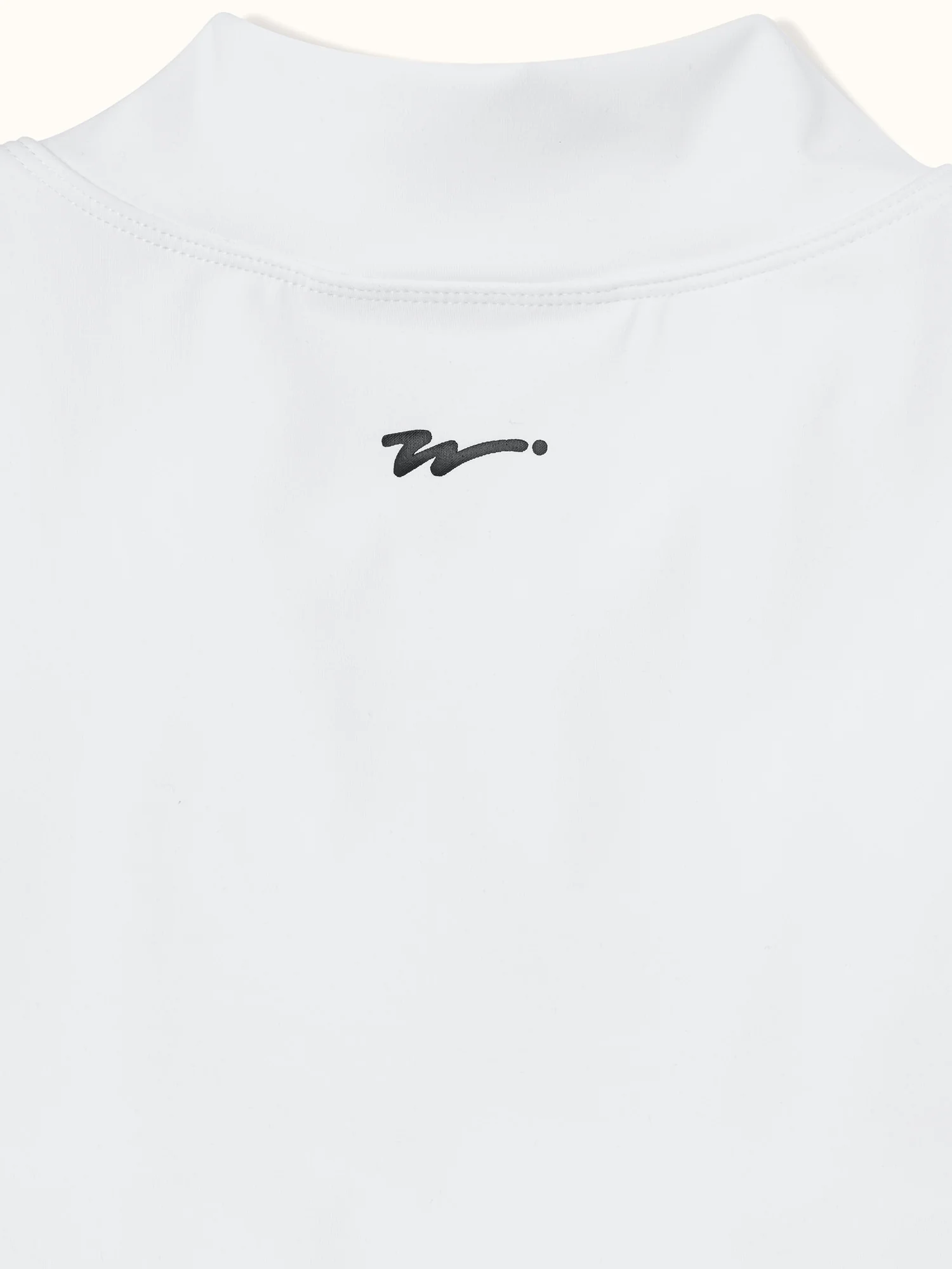 Womens Mockneck Tank White - Image 6