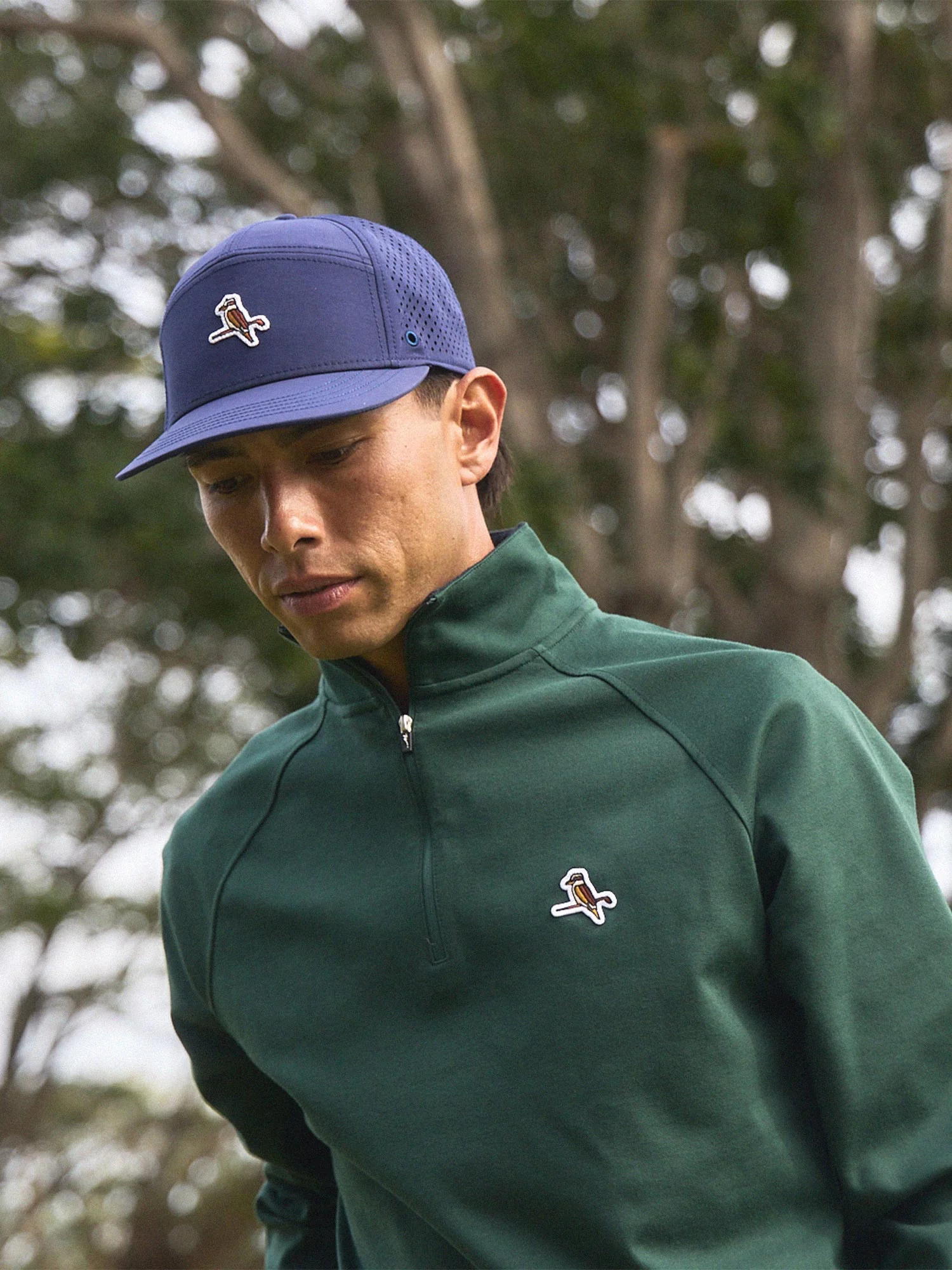 Par-Tec Quarter Zip Fleece Forest - Image 2