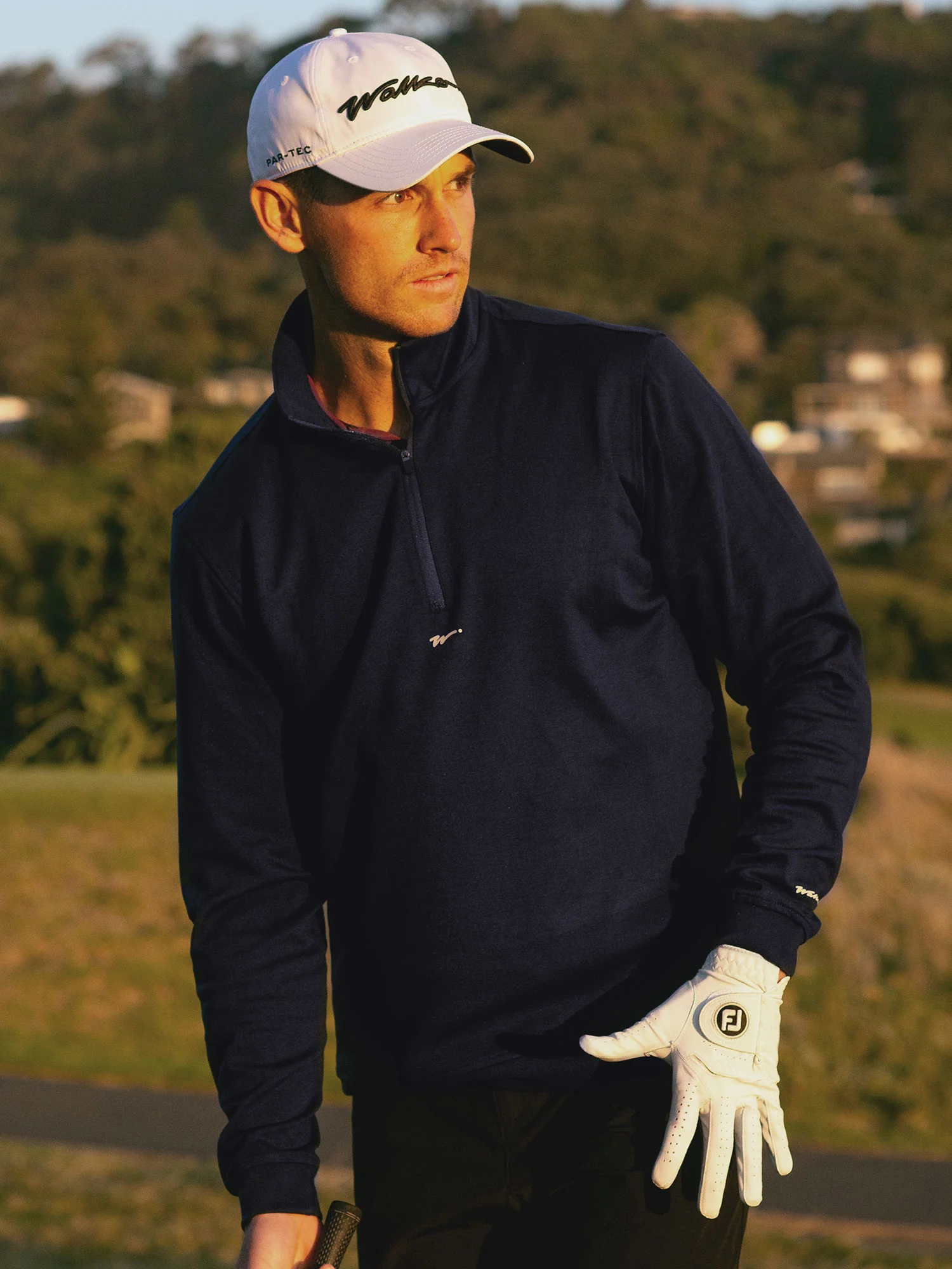 Par-Tec Quarter Zip Pullover Navy - Image 6