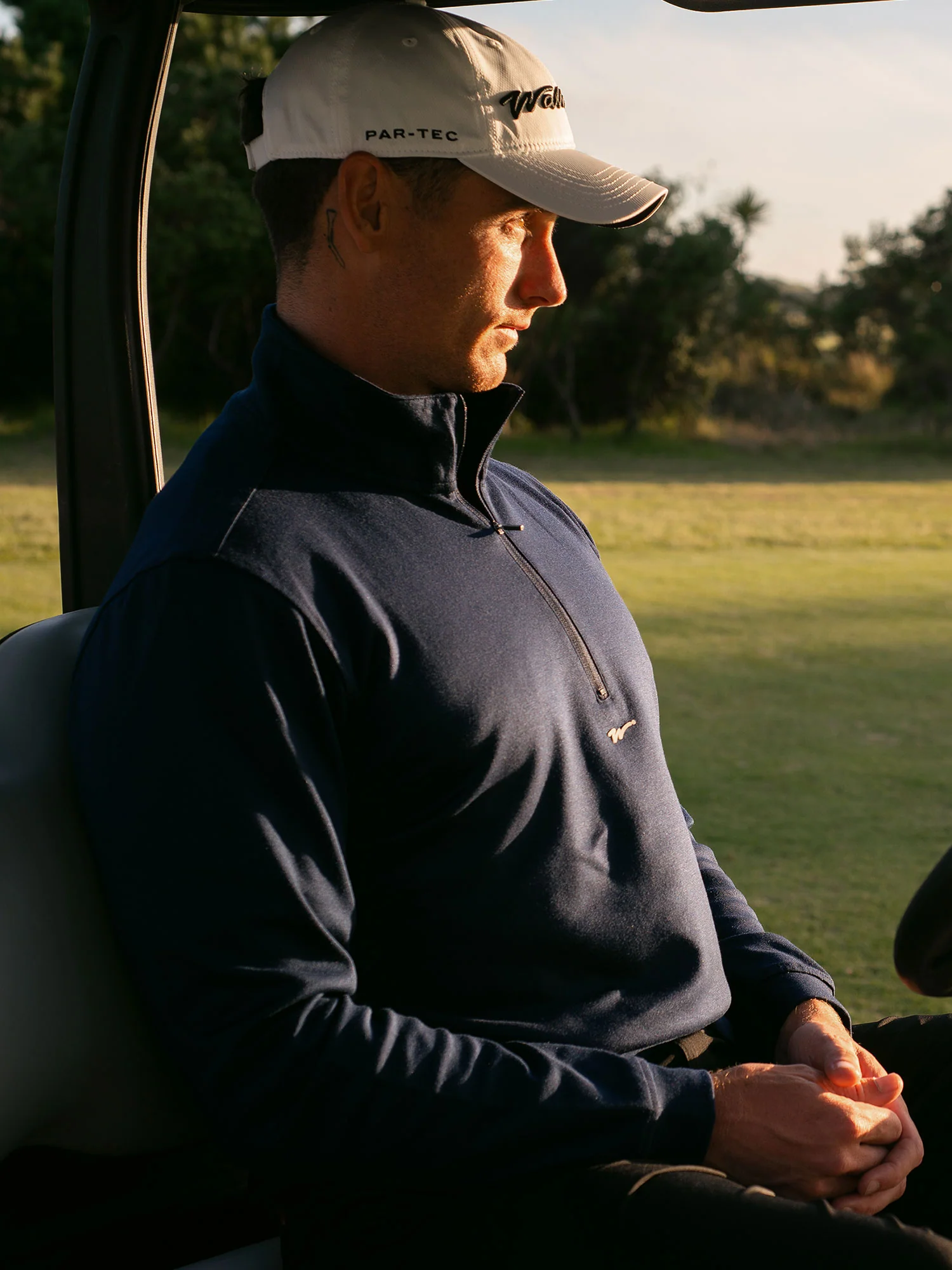 Par-Tec Quarter Zip Pullover Navy - Image 9