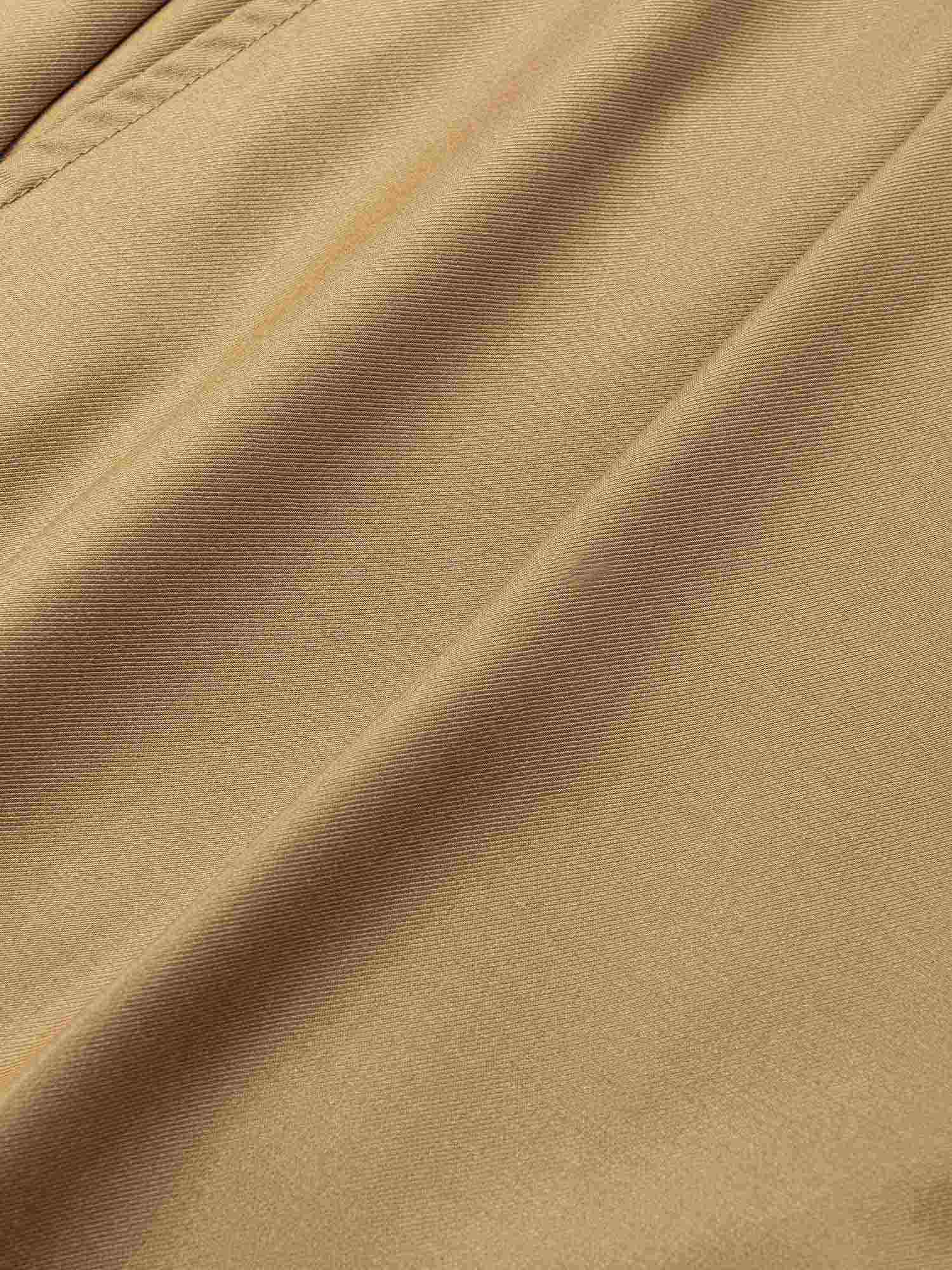 Pleated Easy Pant Dark Tan - Image 6