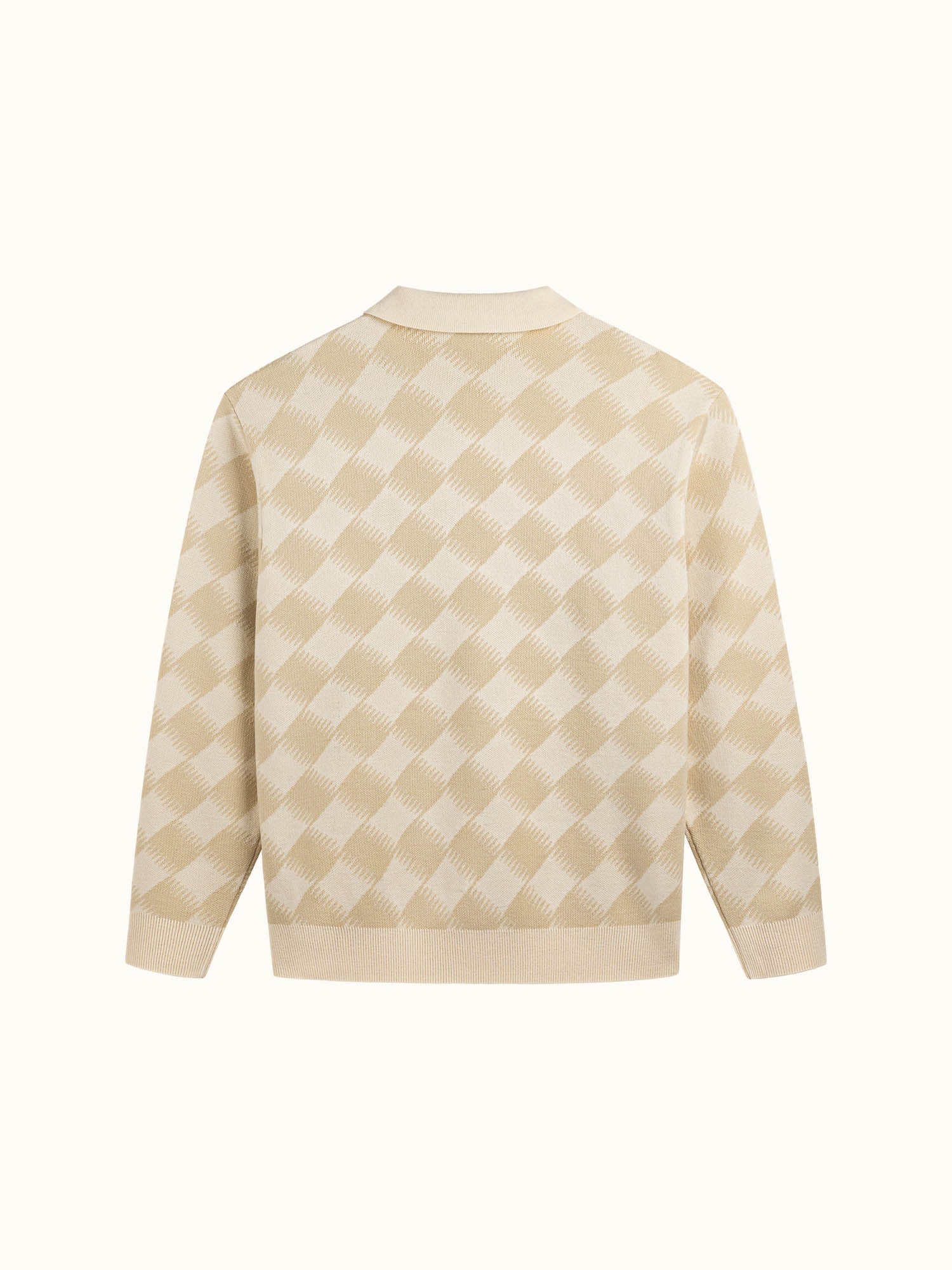 Gold Label Turncheck LS Polo Ivory - Image 7
