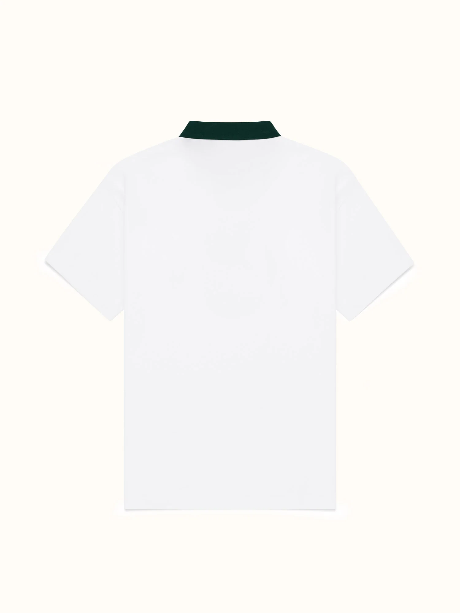Two Tone Kooka Polo White / Green - Image 9
