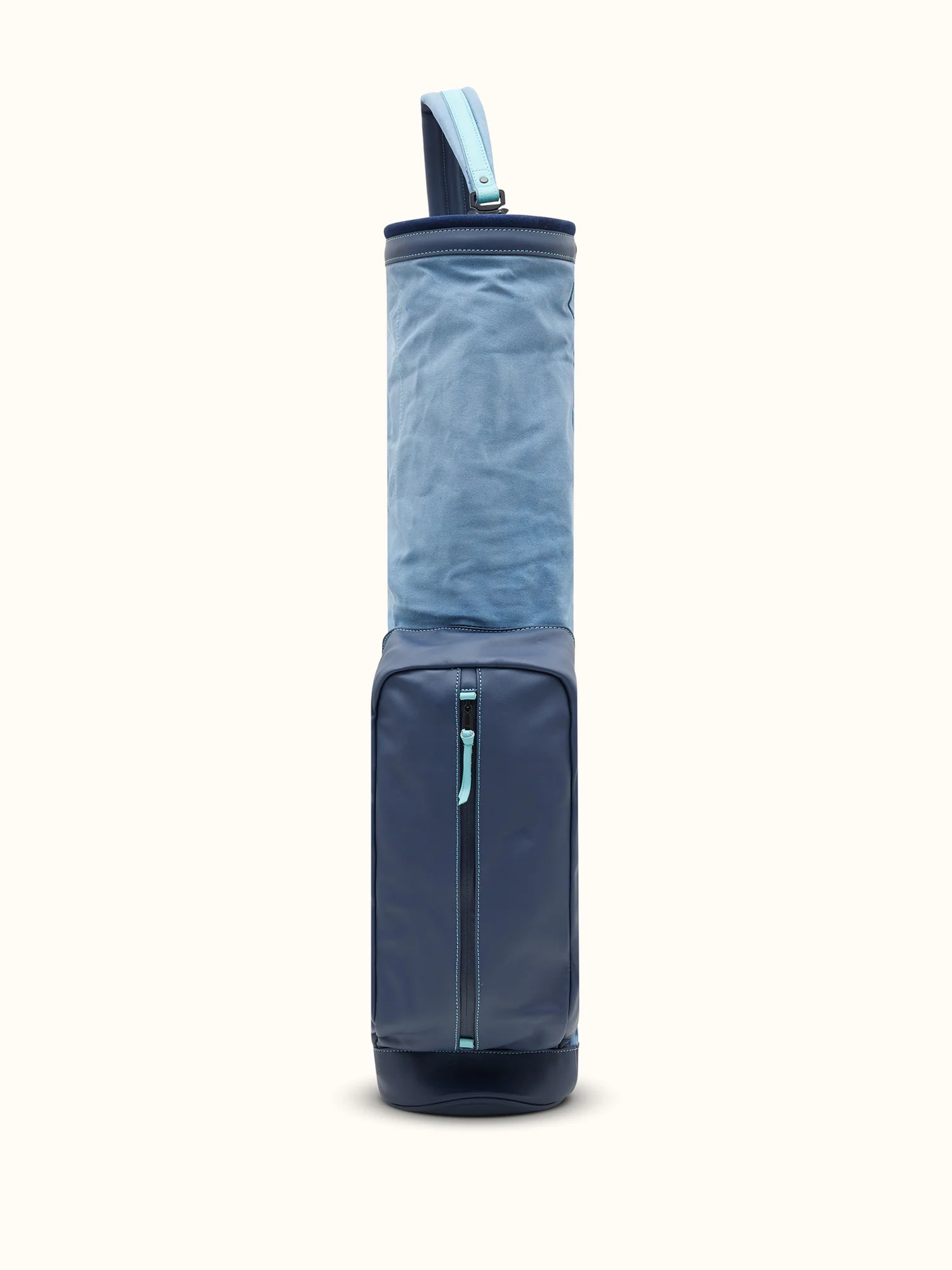Walker X Hiroki Sunday Bag Blue Waxed Canvas - Image 6