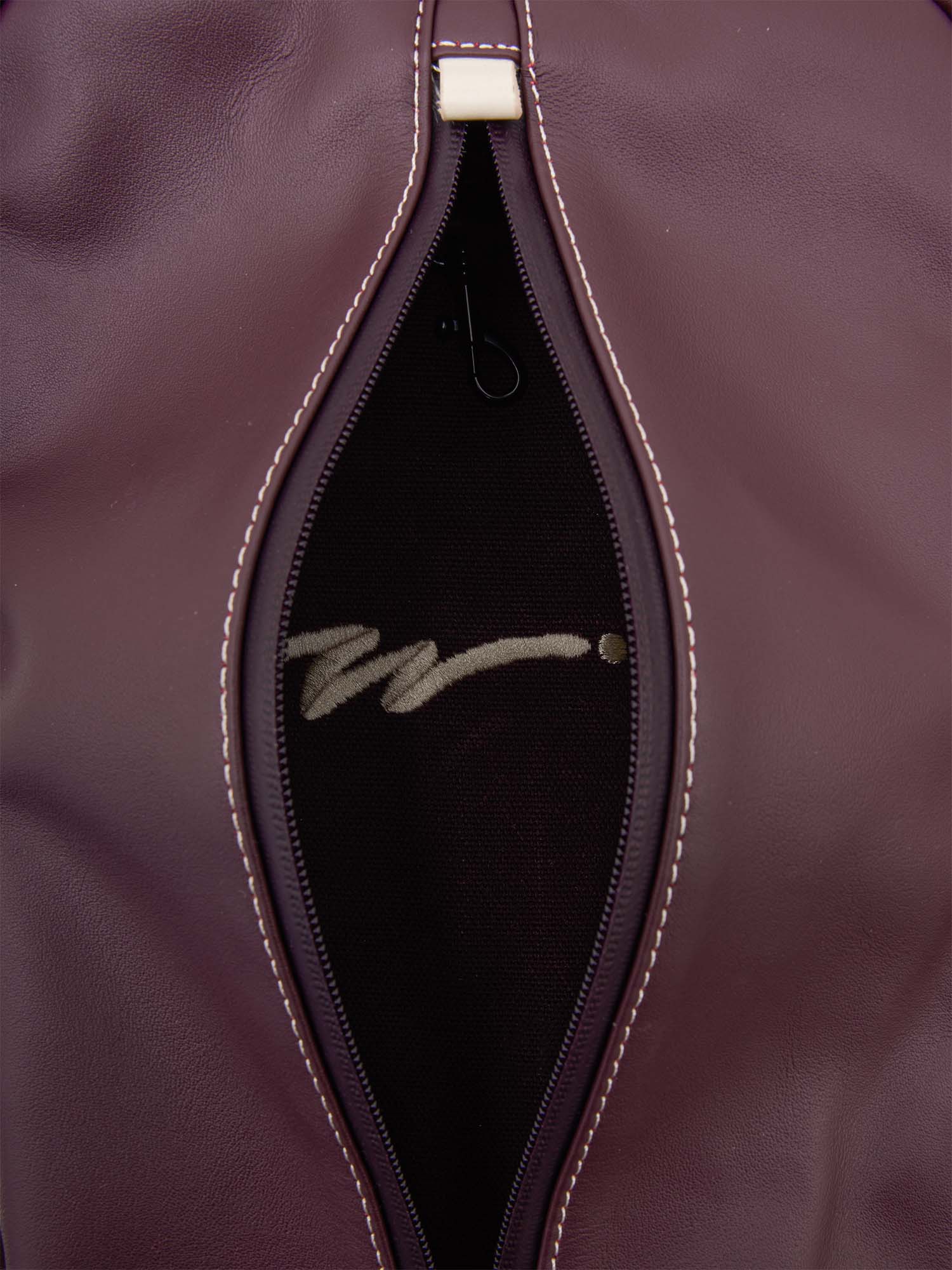 Walker X Hiroki Sunday Bag Merlot Waxed Canvas - Image 10