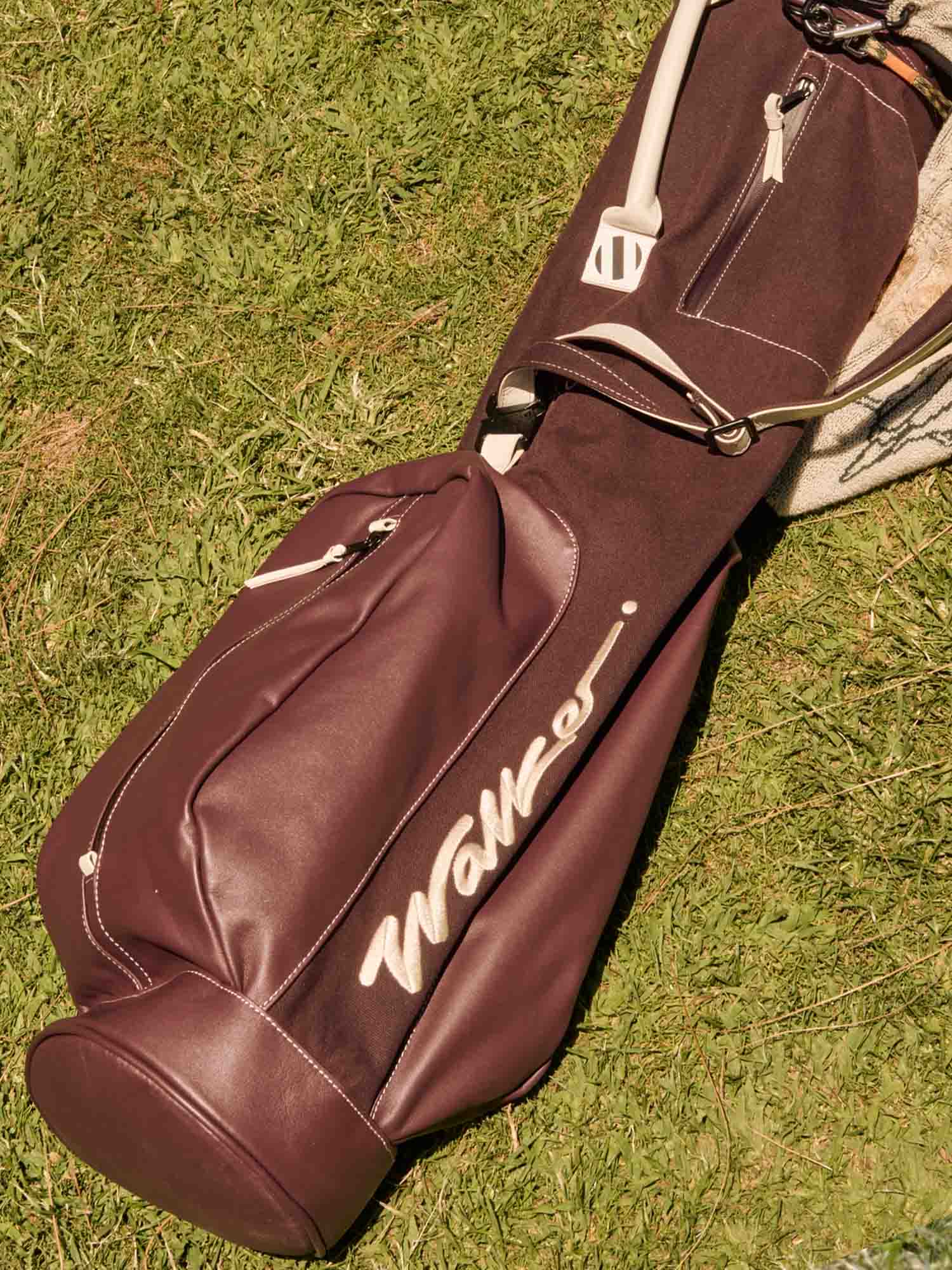 Walker X Hiroki Sunday Bag Merlot Waxed Canvas - Image 4