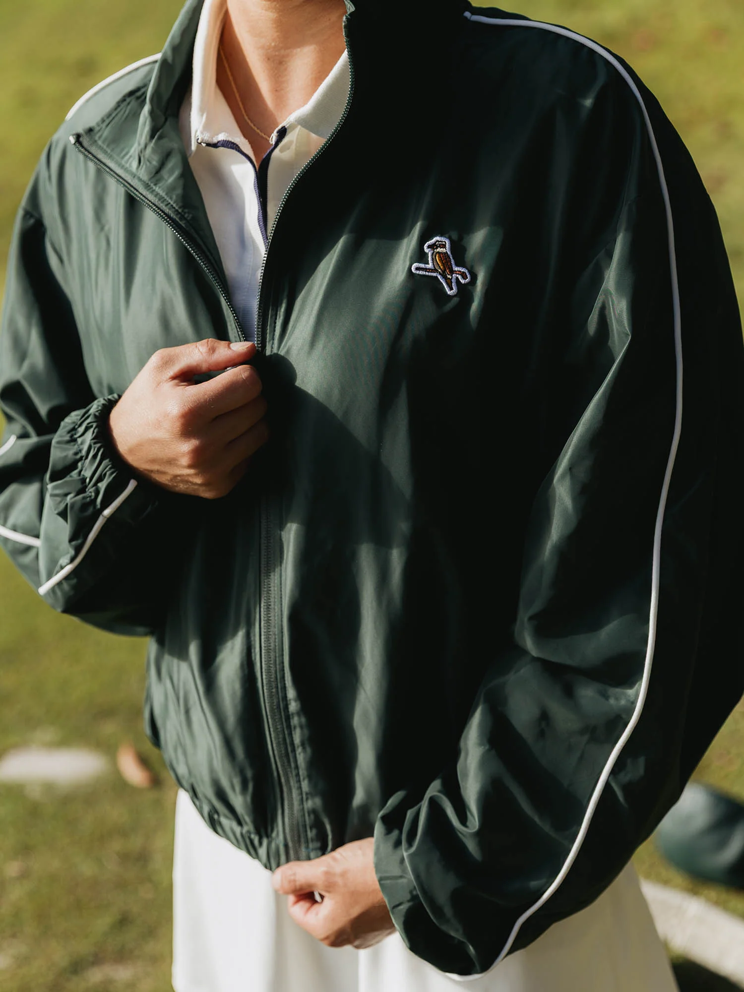 Womens Breaker Jacket Forest - Image 6