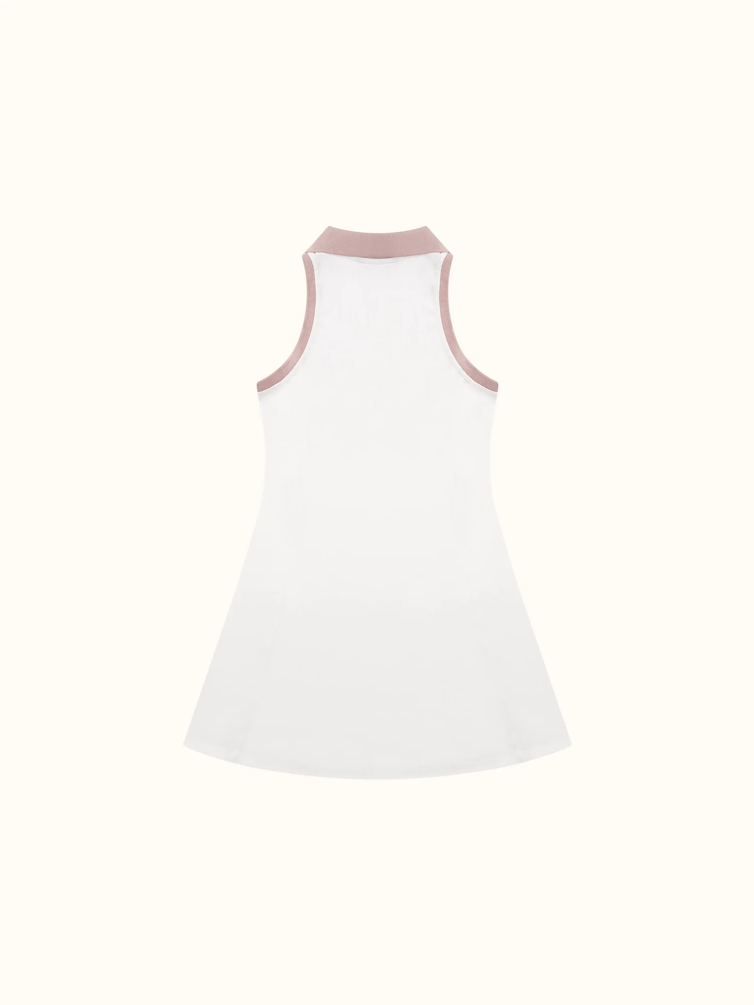 Womens Fairway Dress White / Pink - Image 5