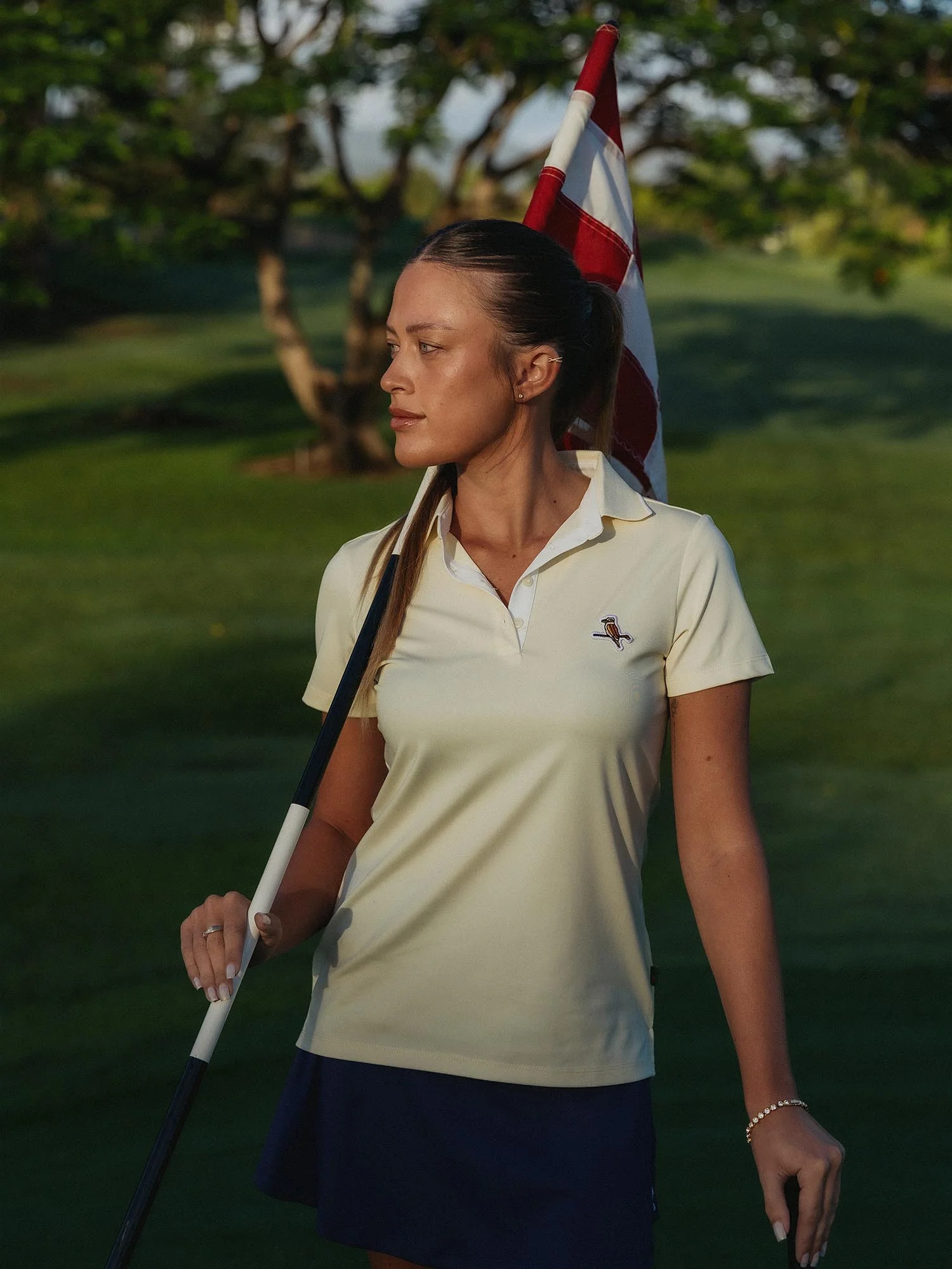 Womens Kooka Performance Polo Butter - Image 2