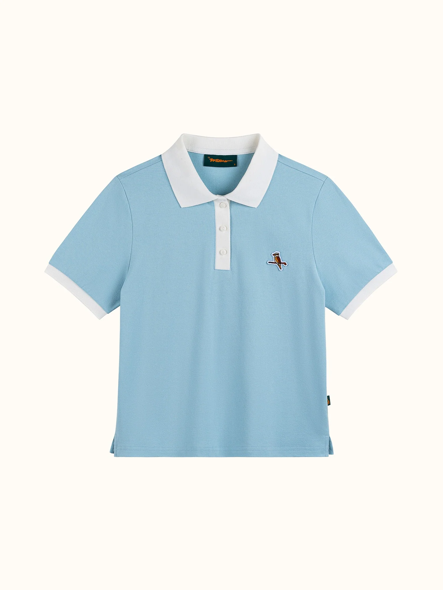 Womens Kooka Polo Powder / White
