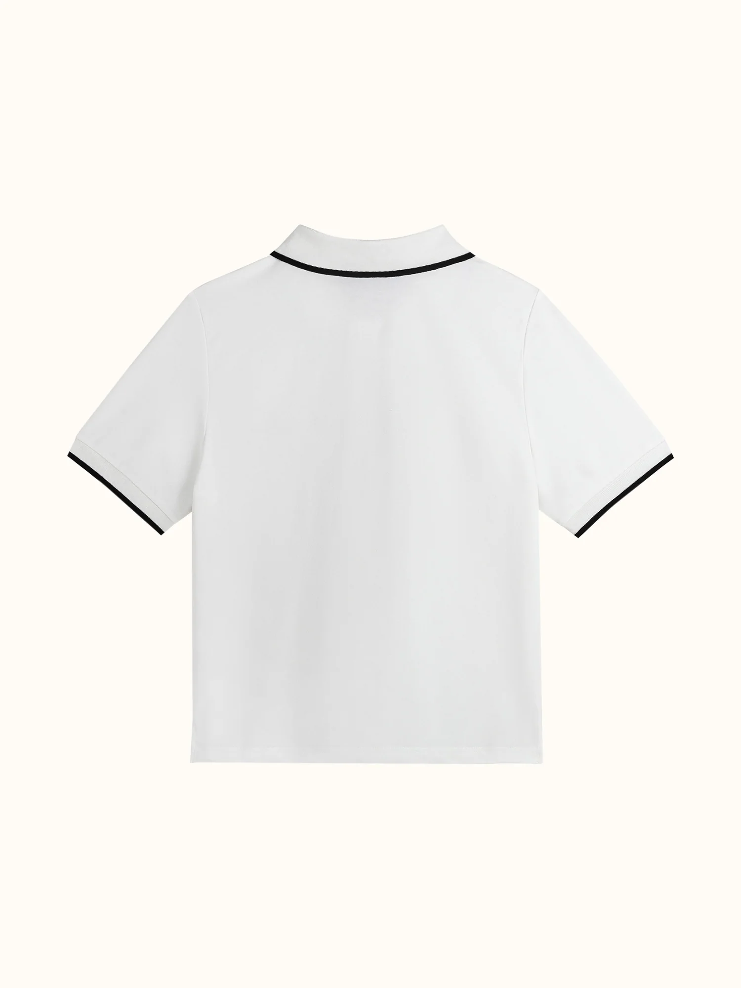 Womens Kooka Polo White / Black - Image 3