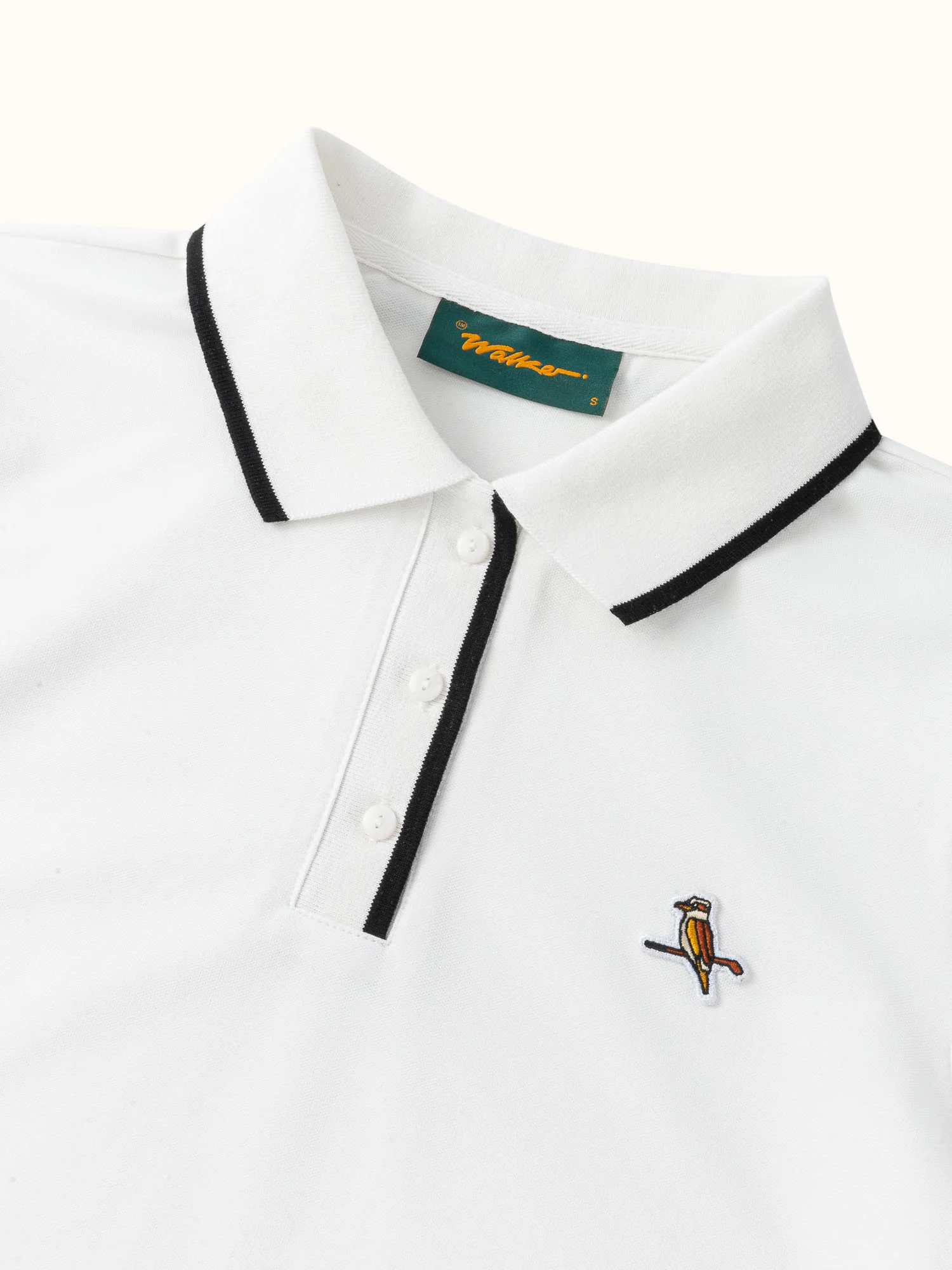 Womens Kooka Polo White / Black - Image 6