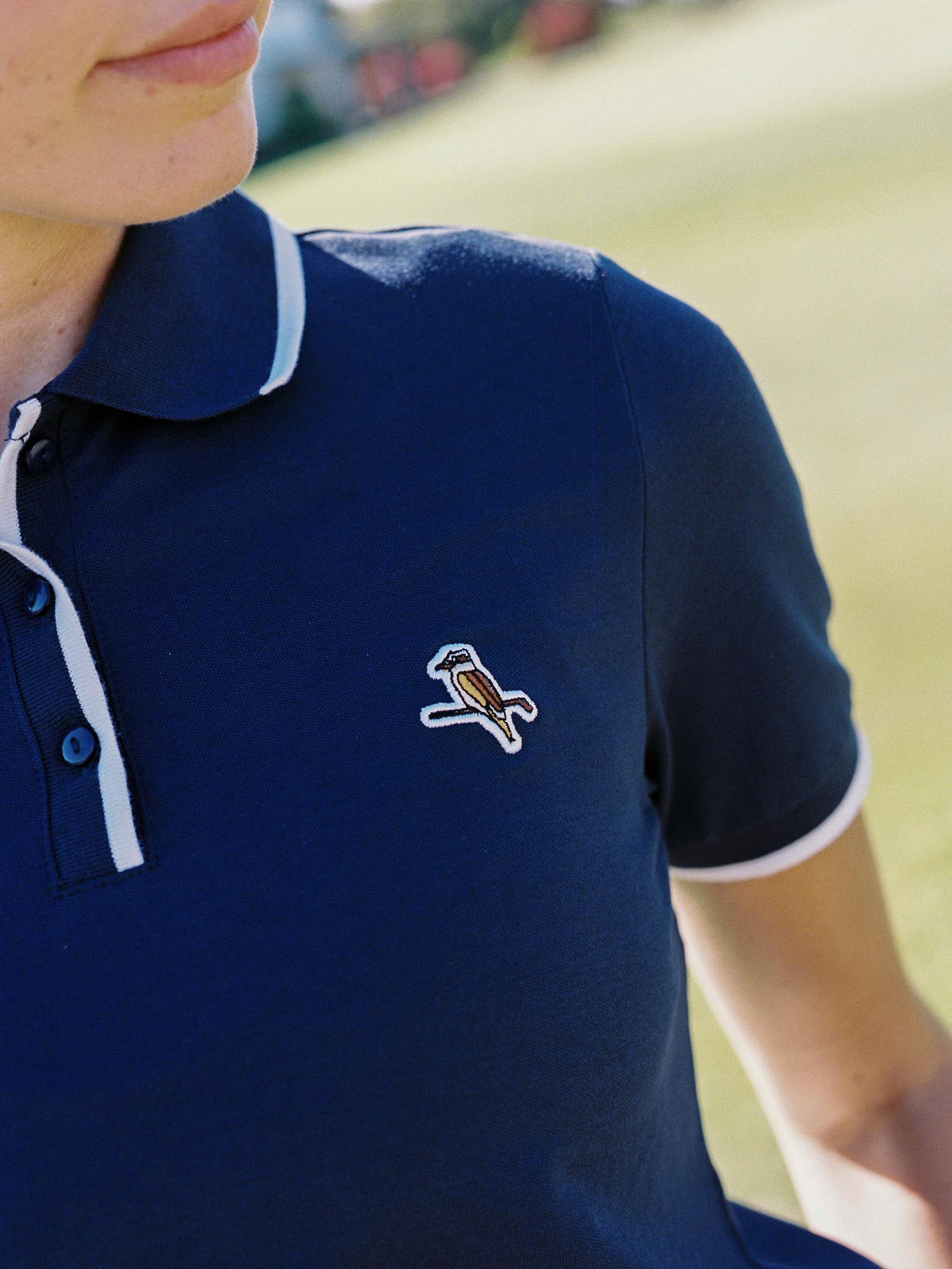 Womens Kooka Polo Navy - Image 5