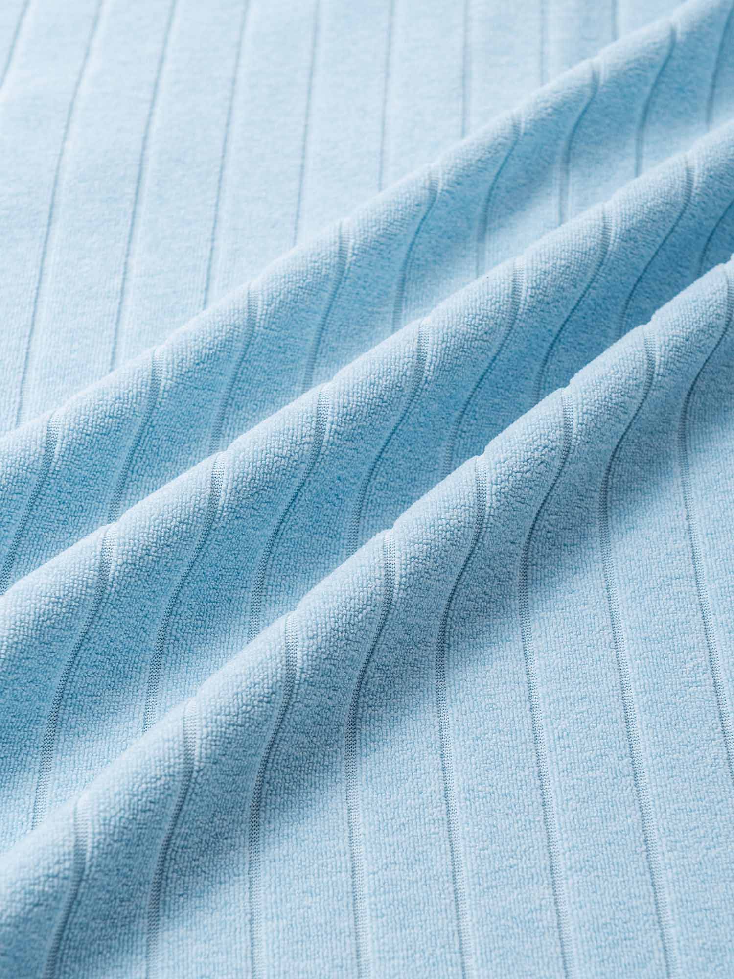 Womens Kooka Terry Polo Powder Blue - Image 5